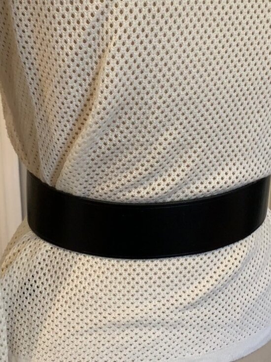 J.Crew  Black italian  leather belt - Picture 6 of 9